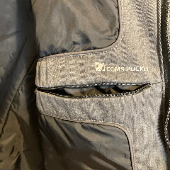 #133 Women's Helly Hansen Grey Winter Coat, Size Medium - Picture 11 of 13